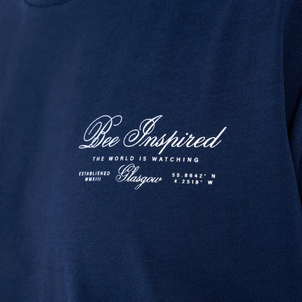 Bee Inspired Olise T-Shirt - Navy