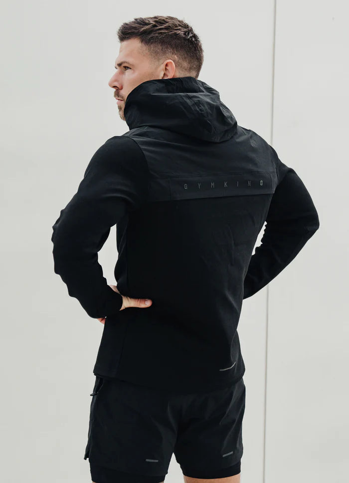 Gym King Rebellion Hood - Black