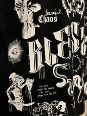 Blessed Vintage tattoo regular Tee - black