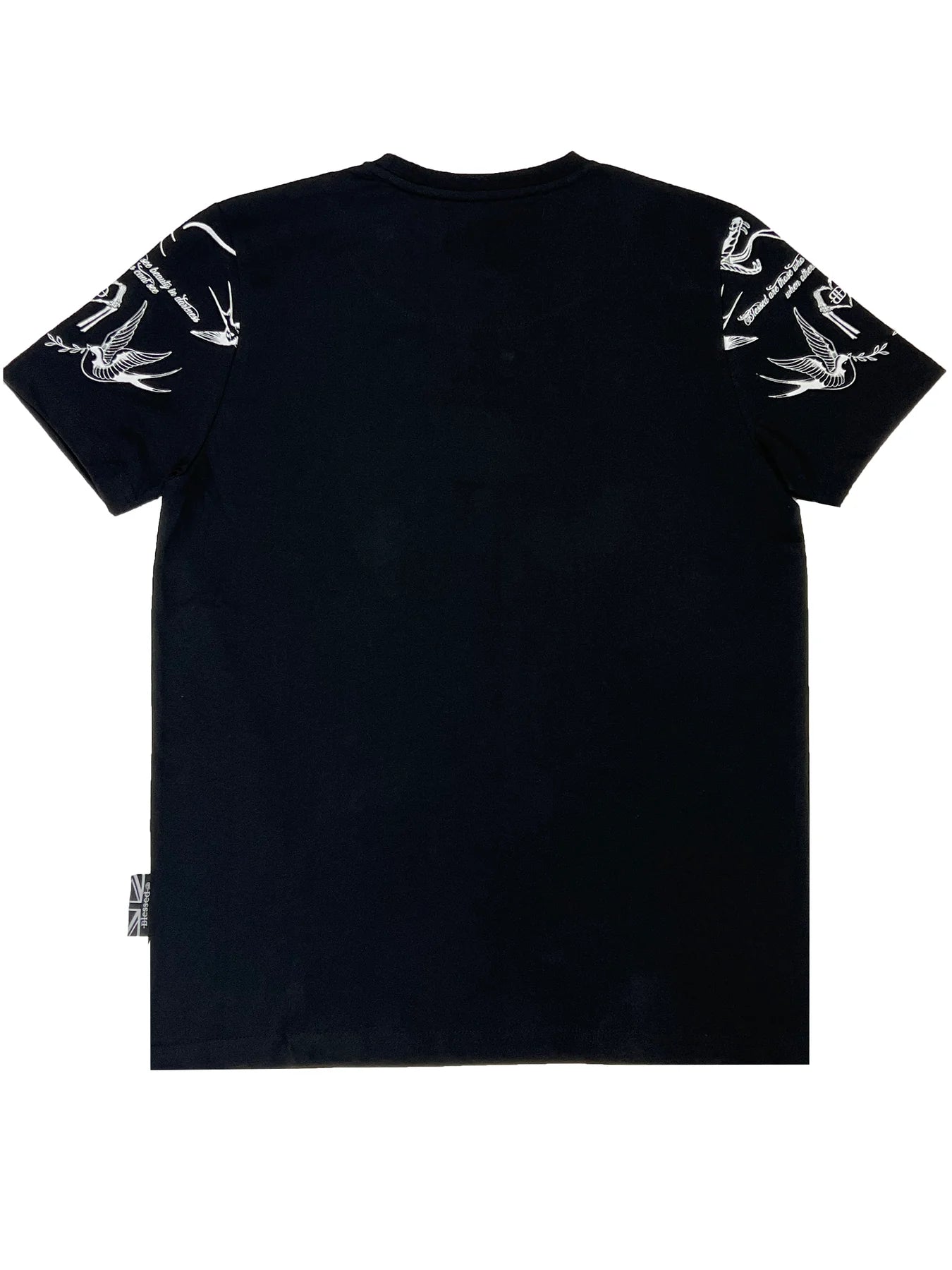 Blessed Vintage tattoo regular Tee - black