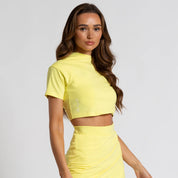Womens Lifestyle T-Shirt - Light Yellow