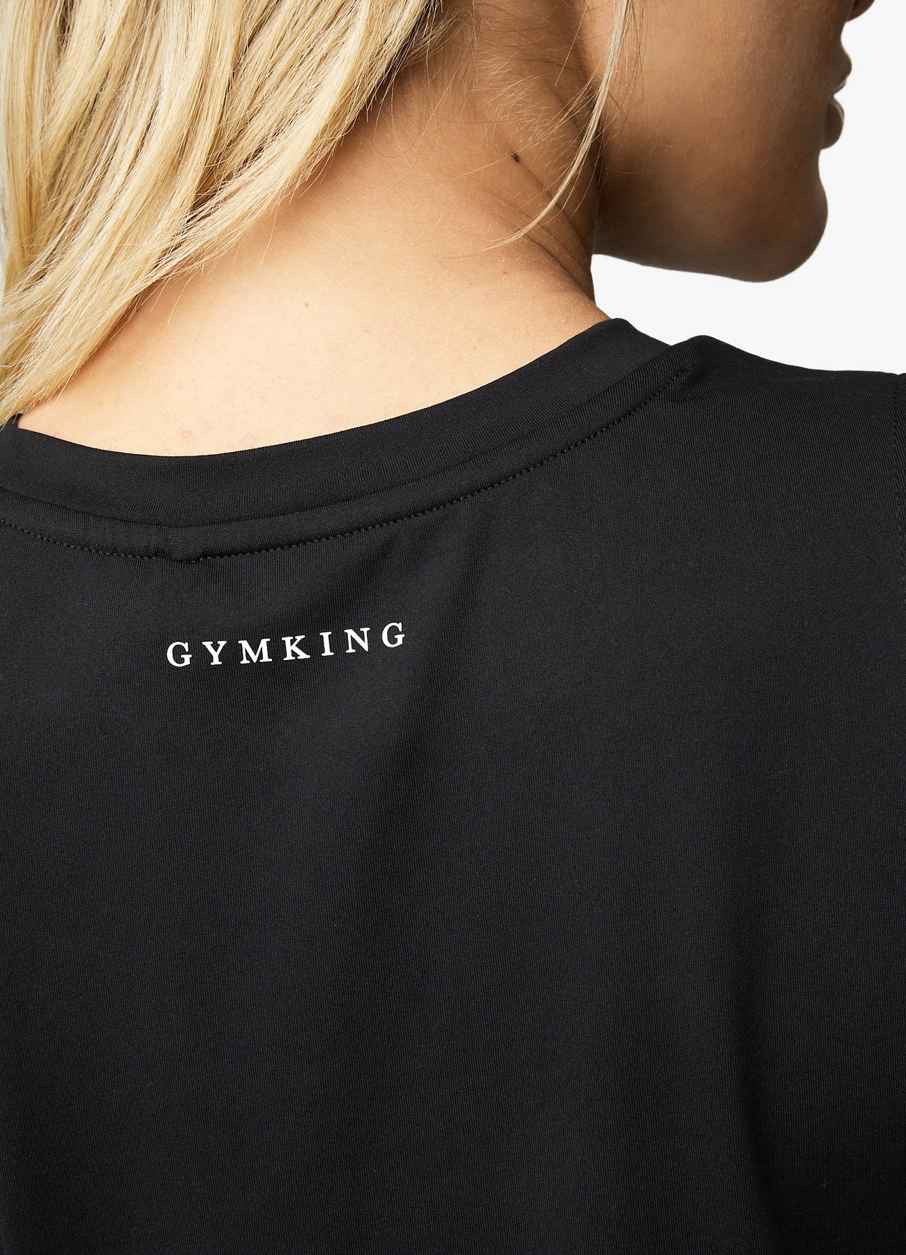 Gym King 365 Split Hem Vest - Black