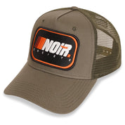 Ombre Noir Distressed Trucker | Khaki Orange