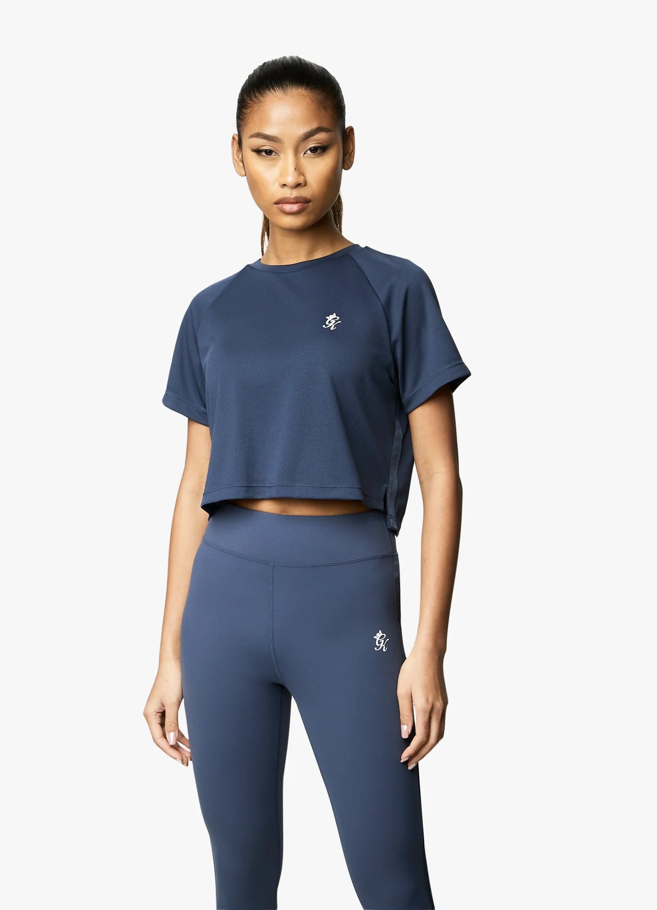 Gym King Flare Short Sleeve Tee - Navy