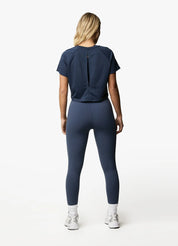Gym King Flare Short Sleeve Tee - Navy