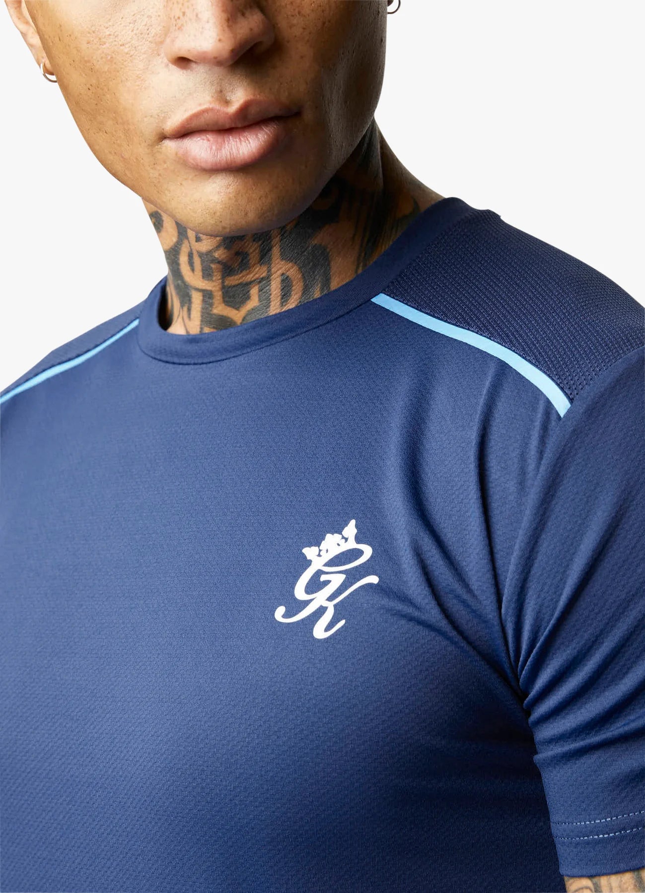 Gym King Flex Tee - Galaxy Blue