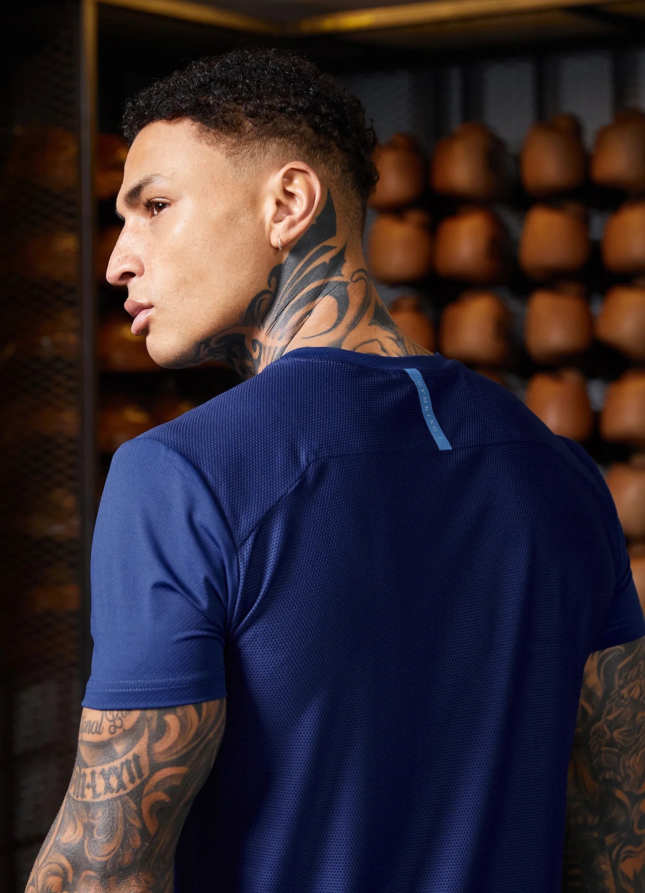 Gym King Flex Tee - Galaxy Blue