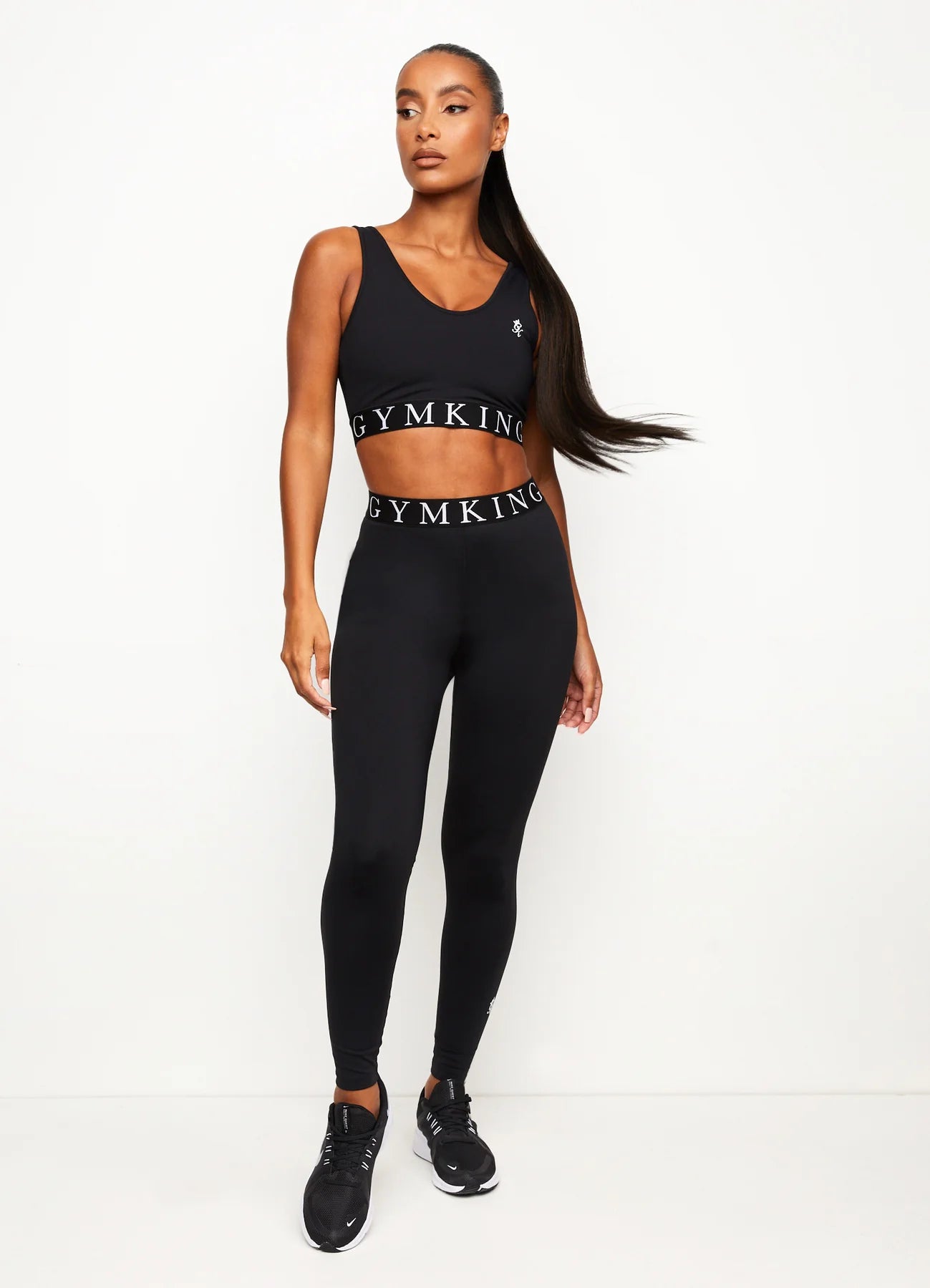 Gym King Impact Bra - Black