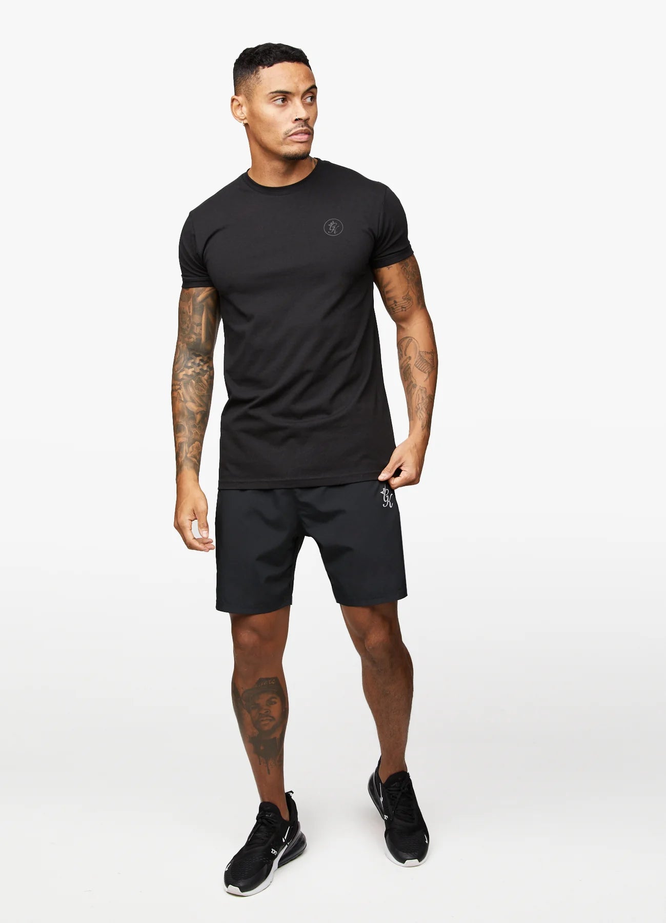 Gym King Nothing Beats Belief Tee - Black