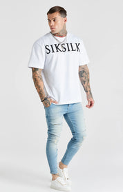 Blue Washed Essential Distressed Skinny Jean