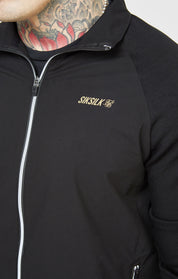 Black Sports Zip-Thru