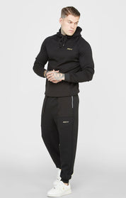 Black Sports Hoodie