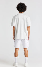 Snow Marl Oversized Chain T-Shirt