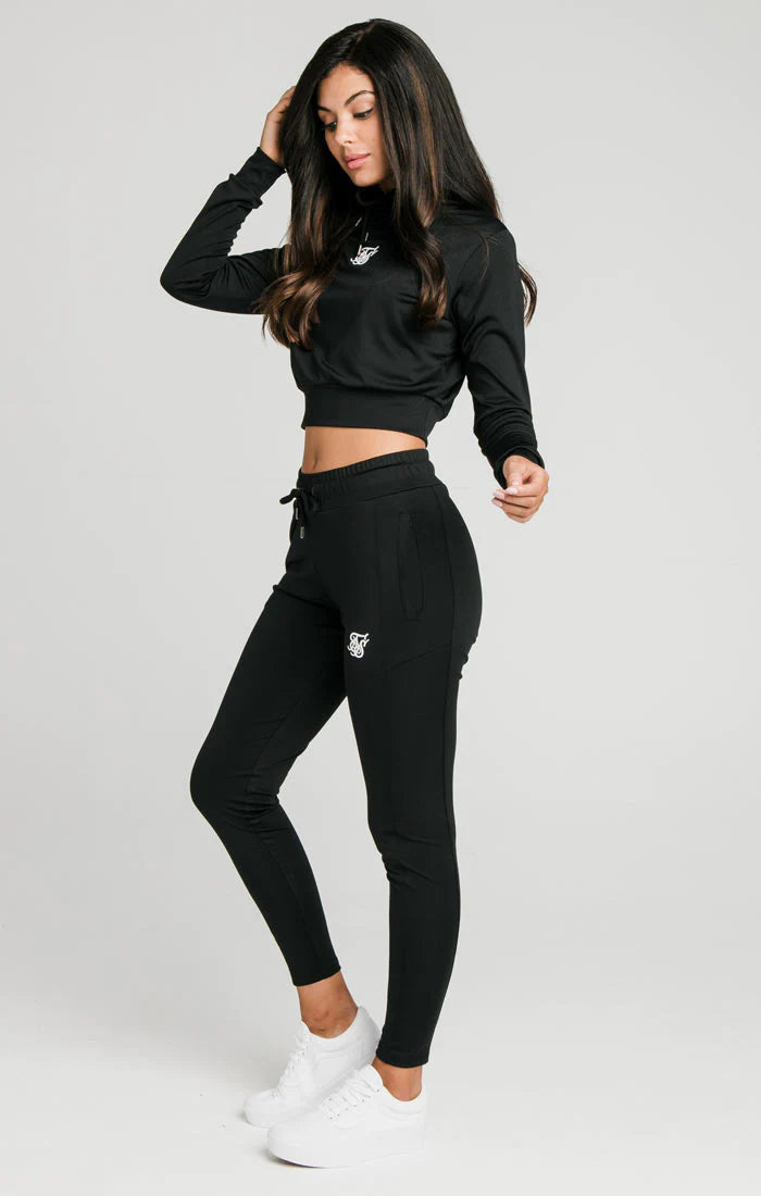 Black Essential Track Top