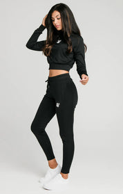 Black Essential Track Top