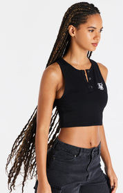 Black Popper Racerback Vest