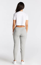 White Essential Box Fit Crop T-Shirt