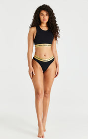 Black Racerback Bralette