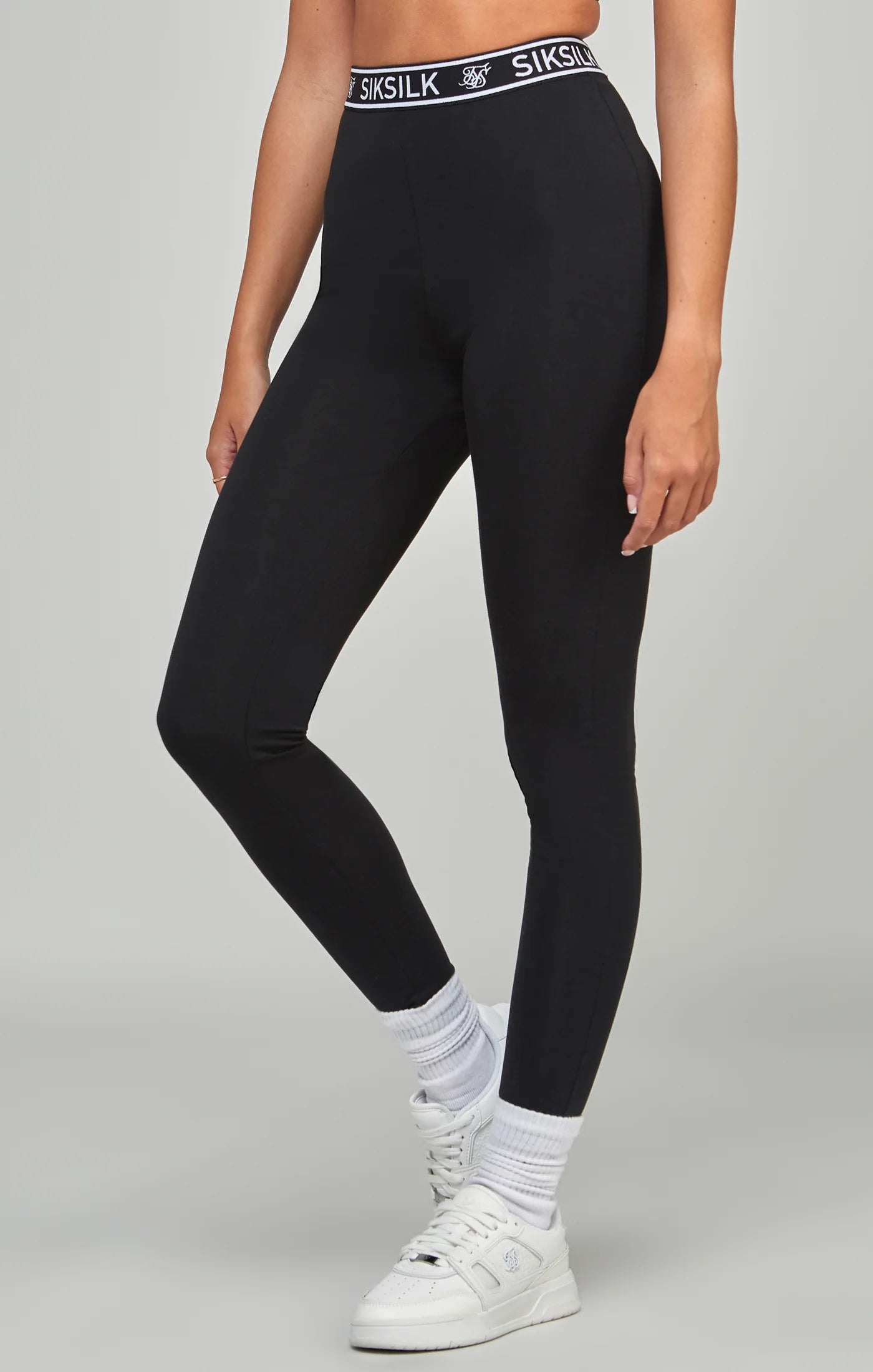 Black Essential Tape Leggings