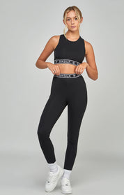 Black Essential Tape Leggings