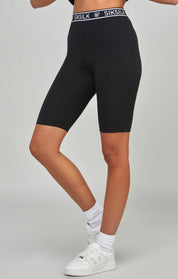 Black Essential Tape Cycle Shorts