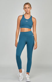 Teal Sports Essentials Crop Top