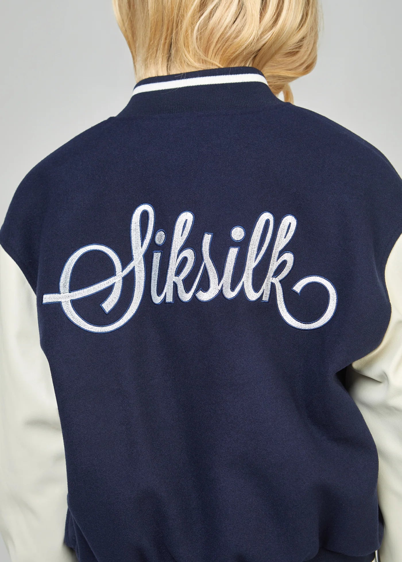 Navy Varsity Bomber Jacket – LITCollective