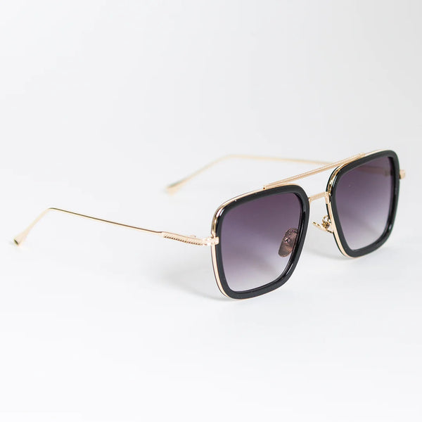 Drake Sunglasses - Black/Gold